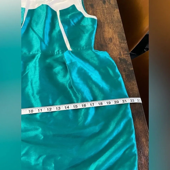 summer cypress unique structure blue dress - Picture 5 of 11
